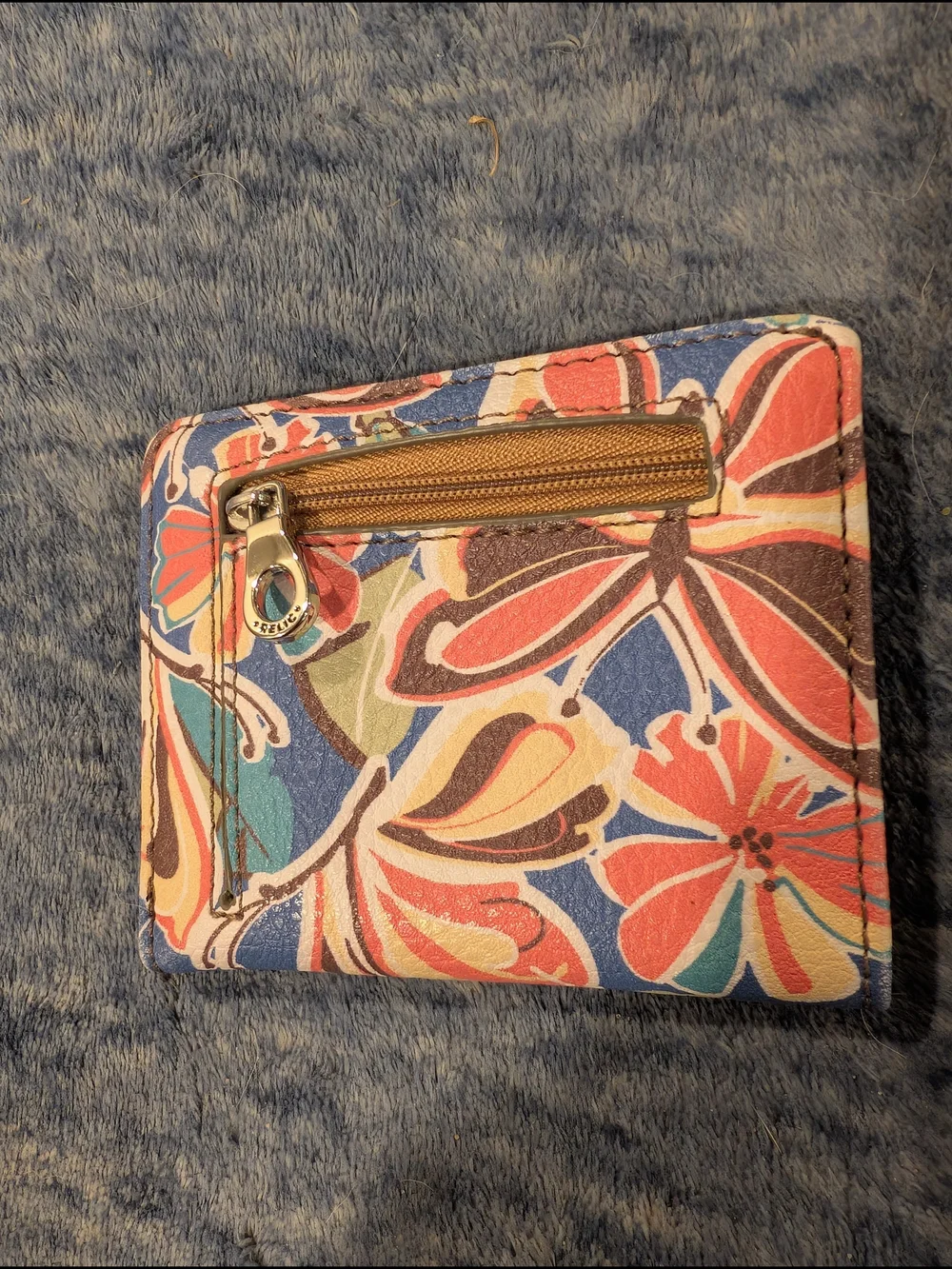 Relic Floral Wallet in Blue Multicolor